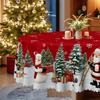 Christmas Tablecloth, Santa Reindeer Snowman Waterproof Tablecloth, Home Store Party Table Coffee Table Decorative Cloth