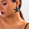 Bohemian Starfish Stud Earrings Starfish Pendant Earrings  Jewelry Accessories