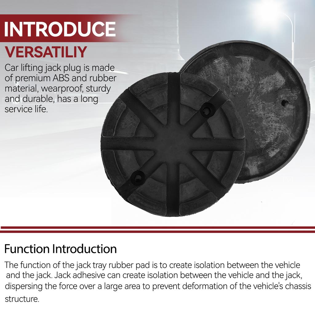 4 шт. резиновые накладки на домкрат для автомобиля, диаметр 125 мм, резиновая накладка на раму, защитный адаптер, аксессуары для домкратного инструмента