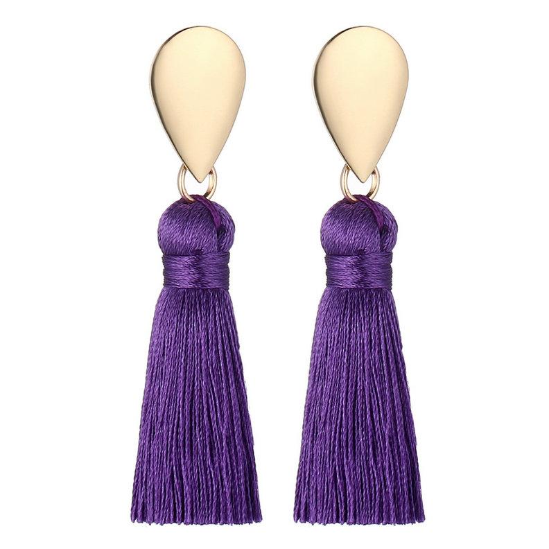 LOVBEAFAS Brand Tassel Earrings For Women Fashion Jewelry Gold Color Bohemian Drop Dangle Earings Wedding Vintage Earrings
