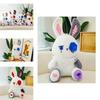 Adorable Rose-themed Plush Rabbit Toy Perfect For Halloween And Gift Giving