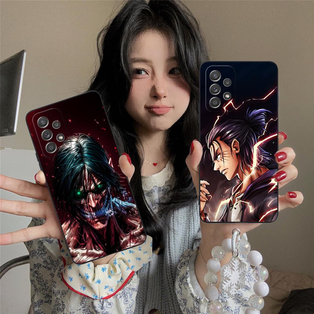 Чехол для мобильного телефона AOT Eren для Samsung Galaxy A73 72 71 70 56 55 54 53 52 36 35 34 23 16 15 5G Цветной Защитный Роскошный
