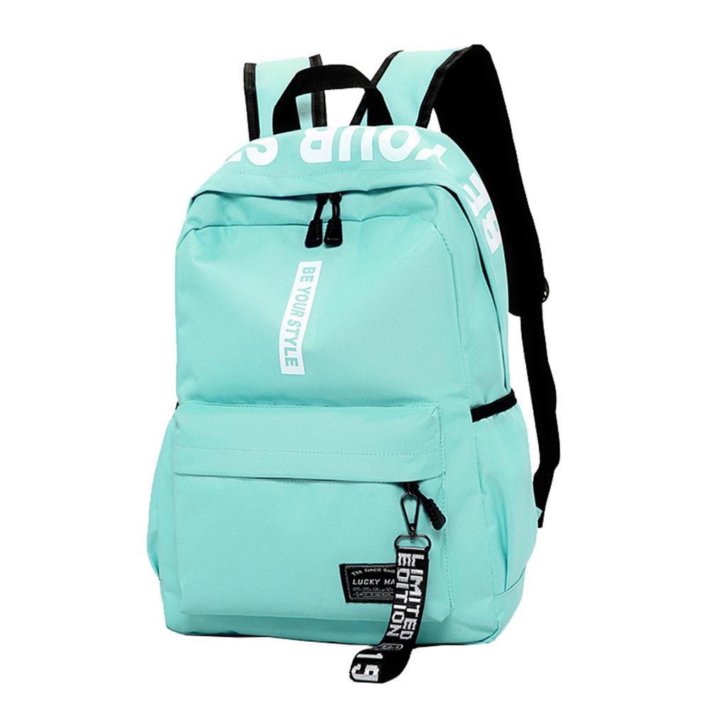 2025 New Style Backpack Unisex Junior High School and High School Students Backpack Large Capacity Korean Style Campus Canvas Double Shoulder Bag.