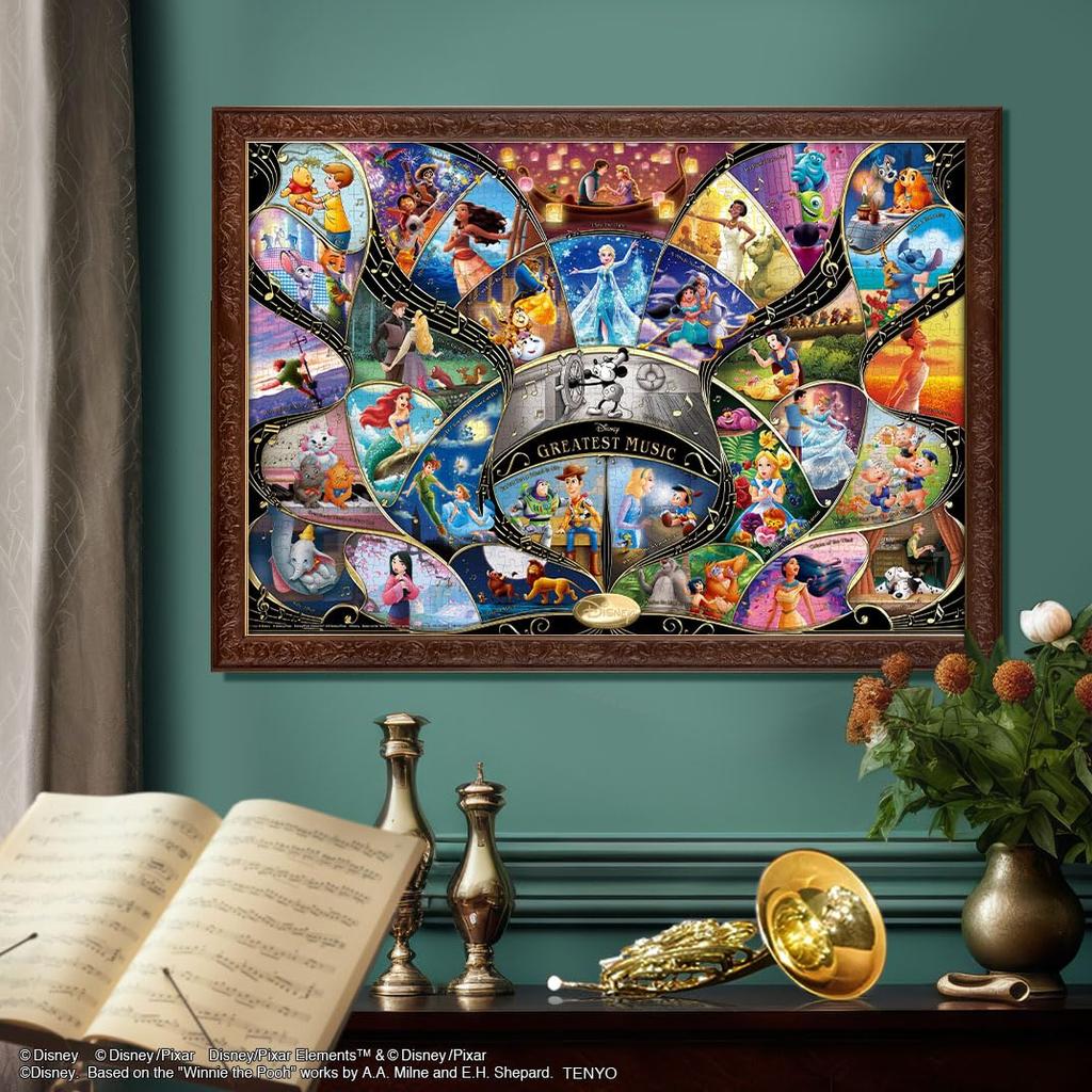 Tenyo в пазле из 1000 деталей Disney DISNEY GREATEST MUSIC В комплект входят клей и шпатель. В комплект входит сервисная карта [Сделано в Японии] (51х73,5см) Д-1000-872