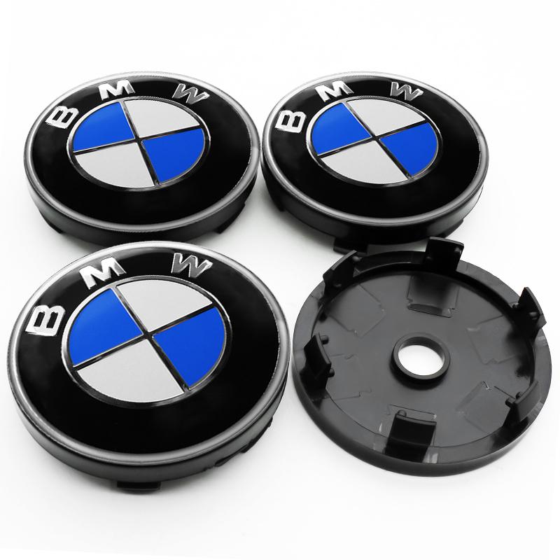 4Pc 56mm+60mm Car Logo Wheel Center Cap Emblem For BMW M Performance E46 E90 E60 F10 E39 F30 E36 F20 E87 E90 E70 Hub Cover Badge