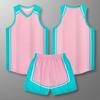 Basketball Jersey Set Men Women Quick Dry Sleeveless Training Uniforms Team Shirts College Games