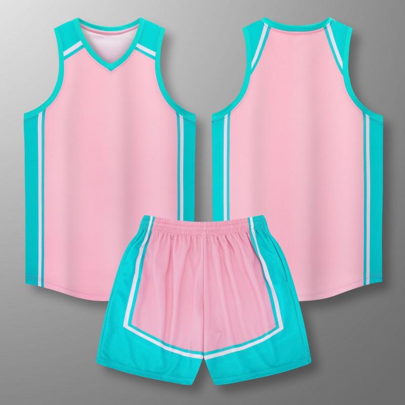 Basketball Jersey Set Men Women Quick Dry Sleeveless Training Uniforms Team Shirts College Games