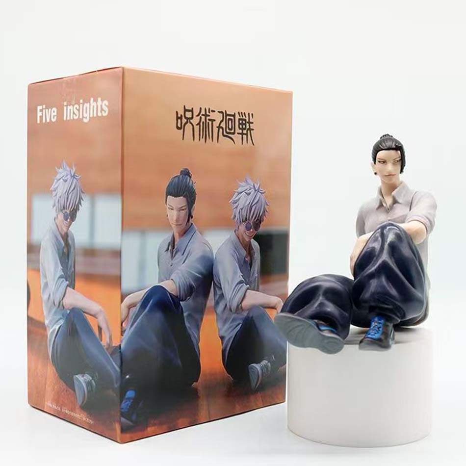 Мини-фигурки Jujutsu Kaisen Фигурка Сатору Годжо Действие Гэто Сугуру Фигурка Q Версия Аниме Модель ПВХ Коллекционные Игрушки Статуэтка