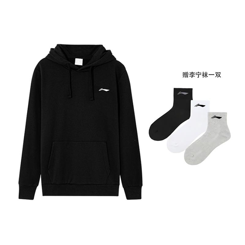 Li-Ning Li Ning Sweatshirts Unisex Hooded Thickened Regular AWDR617-1