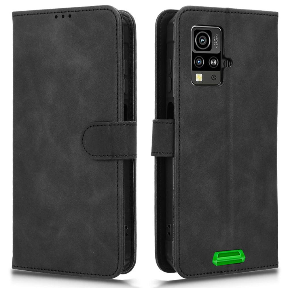For Blackview BV4800 Leather Case Skin Feel Anti Drop Wallet Stand Flip Phone Cover