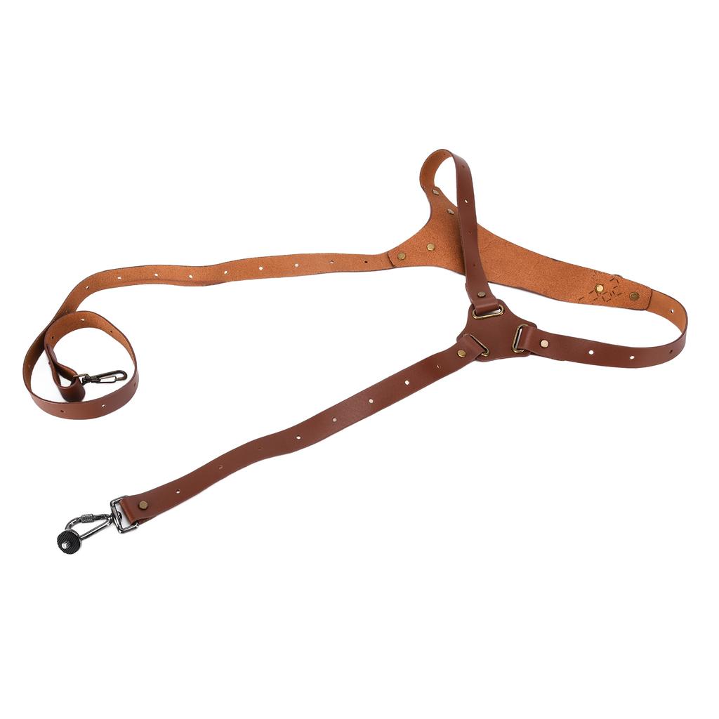 Кожаные ремни для камер Одинарный плечевой кожаный ремень Многокамерное снаряжение для фотографов Правое плечо