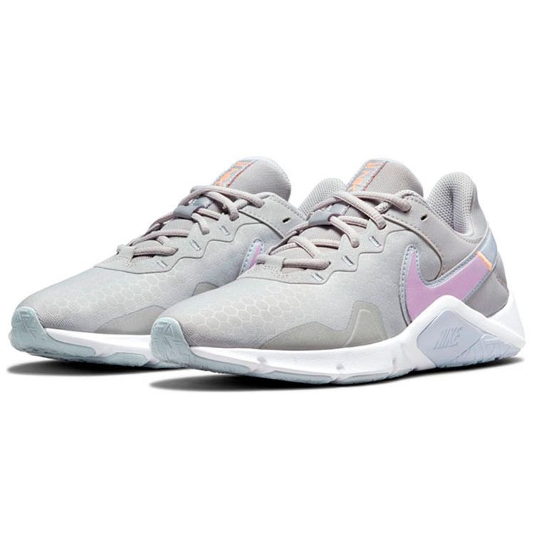Nike Кроссовки женские Legend Essential 2 Вольф Грей Лиловый Призрак CQ9545-006