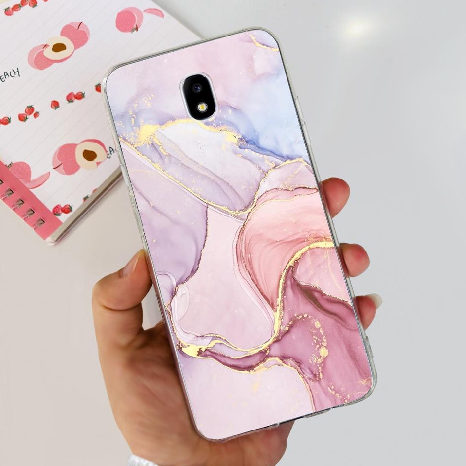 For Samsung Galaxy J7 2017 Case SM-J730F Phone Cover Luxury Marble Slim Soft Silicone Funda For Samsung J3 J5 J7 Pro 2017 Bumper