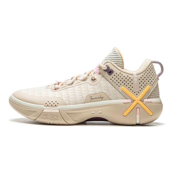 Баскетбольные кроссовки Li Ning Wade Shadow 6 Мужские Низкие Пыльный Хаки/Экрю ABPU029-6