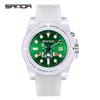 SANDA New Calendar Electronic Quartz Watch Fashion Sports, Waterproof Leisure Creative Male and Female Student Watches