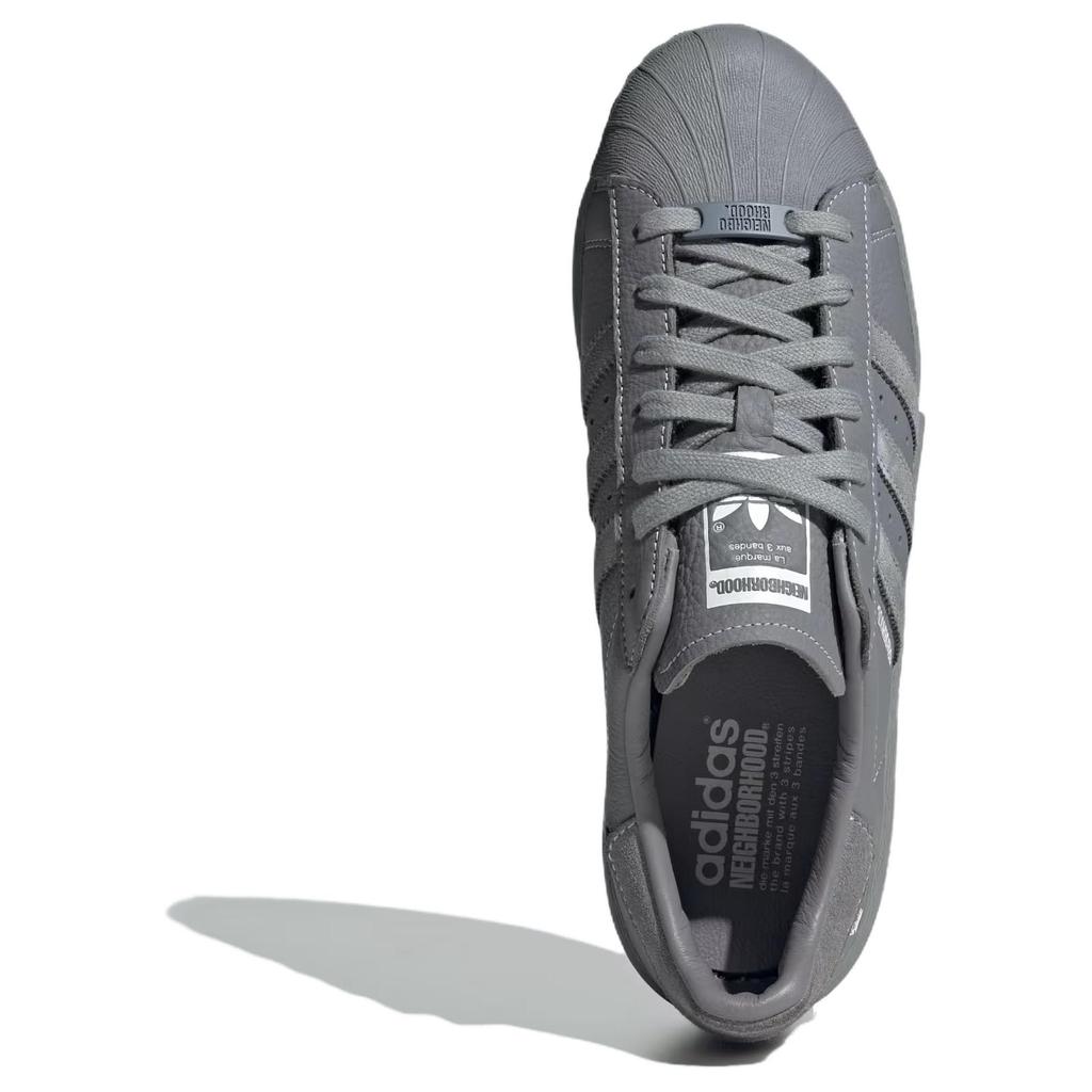 Neighborhood X Adidas Superstar Cement Grey Unisex Sneakers Cloud-White IE6115