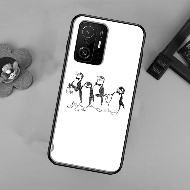 Мультяшный чехол-пингвин для Xiaomi POCO X7 Pro X3 X5 X6 F3 F5 F6 M6 Pro 11T 12T 13T 14T Pro 13 14 Ultra