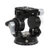 Fluid Tripod Head with Quick Release Plate and Handle Aluminum Alloy Panoramic Fluid Drag Pan Head for DSLR Cameras