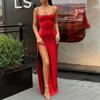 Long Slip Dress Women Sexy Strap Backless Slim Maxi Dress Summer Elegant Sleeveless Evening Club Party Sundress