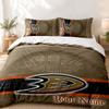 Anaheim Ducks Custom Name 3pc set Perfect for bedroom use Comfortable bedding set includes a duvet cover and two pillowcases Ideal birthday or Christm