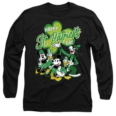 Mickey mouse Футболка унисекс для взрослых с Минни Гуфи Дональдом ко Дню Святого Патрика