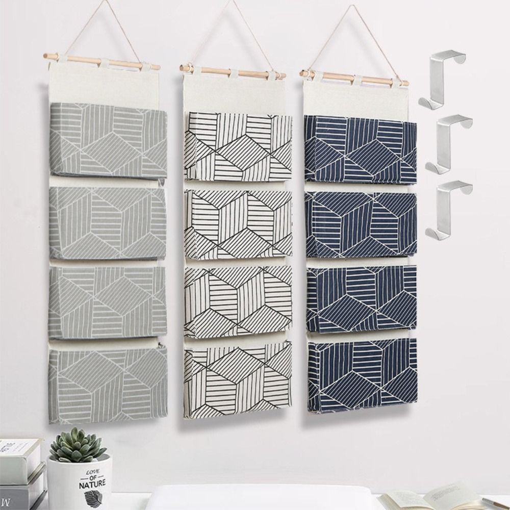 Waterproof Storage Bag Wall Mounted Bedside Organizer Portable Sundries Storage Pouches Home