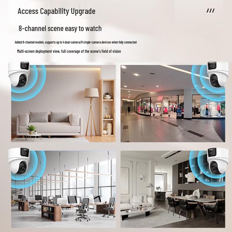 HIKVISION Wireless 4MP Dual PTZ Indoor Security Camera System CN plug (adapter included)