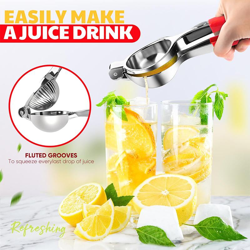 Heavy Duty Manual Citrus Juicer Hand Press,Lemon Squeezer Extra Large, Lemon Squeezer Juicer Stainless Steel