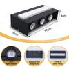 Modern new LED outdoor aluminum wall lamp waterproof porch garden balcony wall lamp indoor and outdoor light