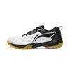 Li Ning Blade 2 SE Износостойкие Дышащие Покрытие Поддержка Низкие Бадминтонные Кроссовки Унисекс Белый Черный AYTW001-3