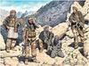 Master Box Масштаб 1/35 Частные вооруженные силы Ближнего Востока Охрана военнопленных, 5 фигур, Пластиковая модель, MB35163