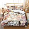 3D Anime Fairy Tail Bedding Set Bed Three-piece Set Duvet Cover Single Double Bed Queen Size Duvet Cover Set Adult Boys Bedroom