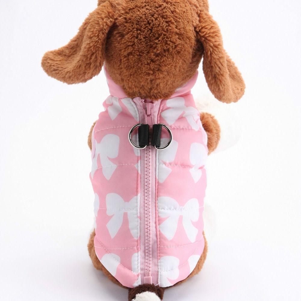 Fashion Apparel Suit Jumpsuit Dog Vest Thickened Clothes Puppy Wadded Jacket Pet Warm Coat