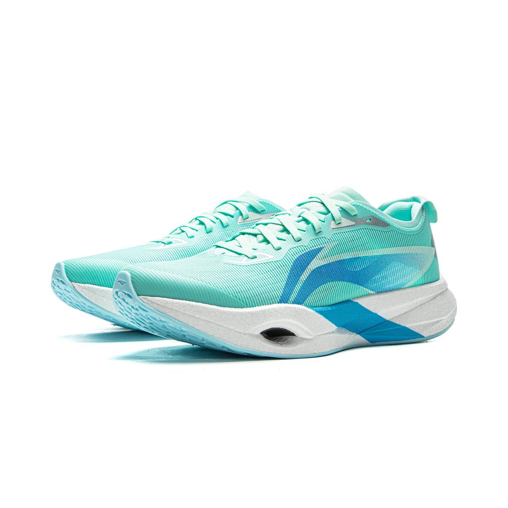 Li Ning Wind Chaser Pro Технология Аминофенола Полная Карбоновая Пластина Марафонки Унисекс Кроссовки для Бега Островной Синий ARPV017-10