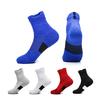 Basketball Socks Men Towel Bottom Non-slip Sports Boat Socks Terry Outdoor Medium And Short Tube Elite Socks Quick-drying Running Socks