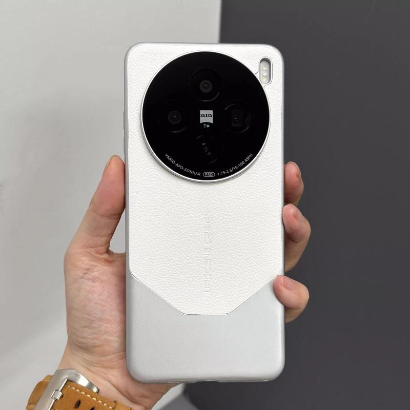 Чехол для телефона из искусственной кожи для VIVO X200 Ultra Matte Splicing Plating Hard Противоударный чехол для VIVO X200s X100 Ultra X100 Pro mini Bumper