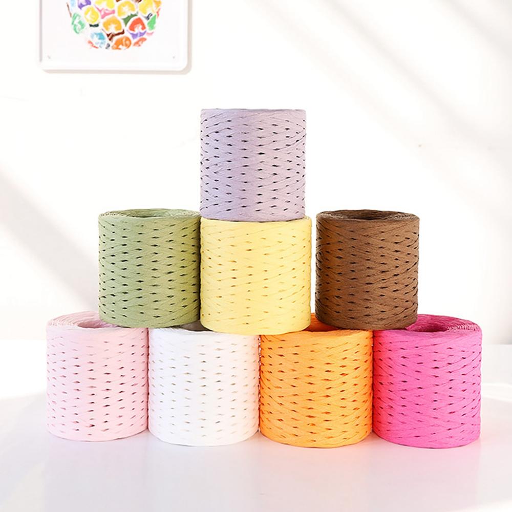 Package Wedding DIY Packing Decoration Twine Paper Rope Raffia Ribbon String Cord