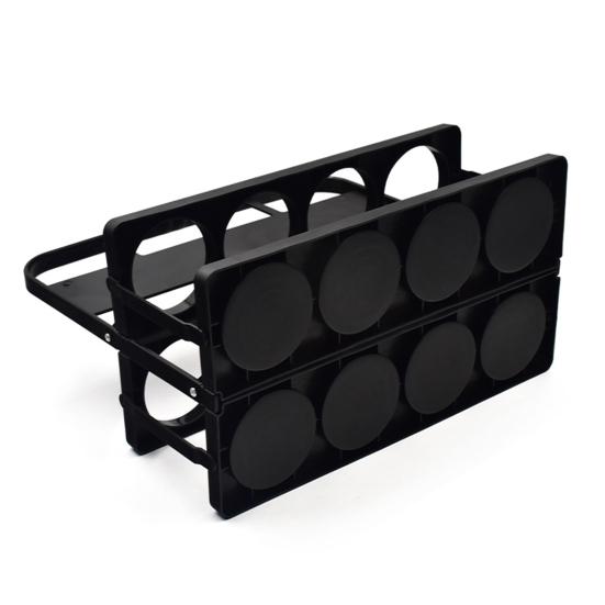 Складной держатель для бутылок с водой для спортсменов, складная стойка для стаканов с 8 отверстиями, переносной держатель для спортивной корзины для путешествий и активного отдыха