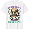Футболка с мемом Cappuccino Assassino Kids Funny Brainrot, сгенерированным ИИ