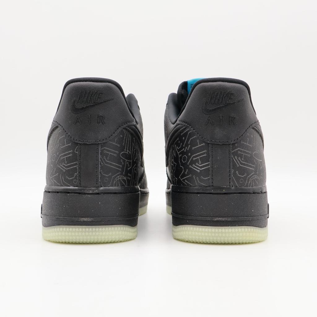 DH5354-001 Nike Air Force 1 Low Компьютерный чип Space Jam Черный Светло-синий (Мужской)