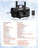 Snow Machine, Powerful 1500W, Handheld/Hanging Snow Maker, Wireless Remote Control, Snowflake Maker with 5L Fluid Tank, Snowflake Making Machine for