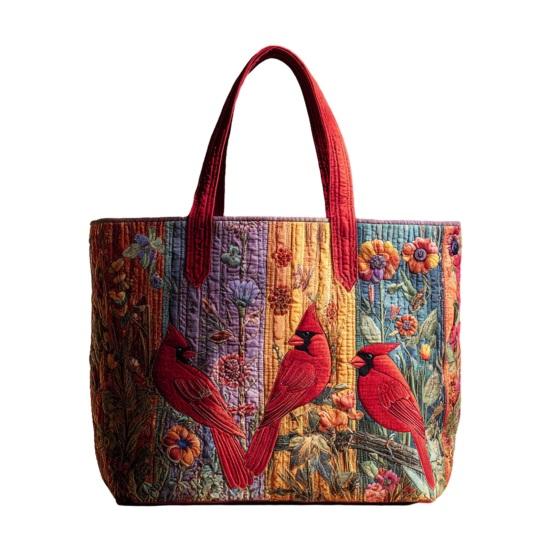 Стеганая сумка-тоут Женская винтажная сумка через плечо Цветы Животные Сумка Цветочный кошелек для поездок на работу Вечеринки Ежедневные поручения