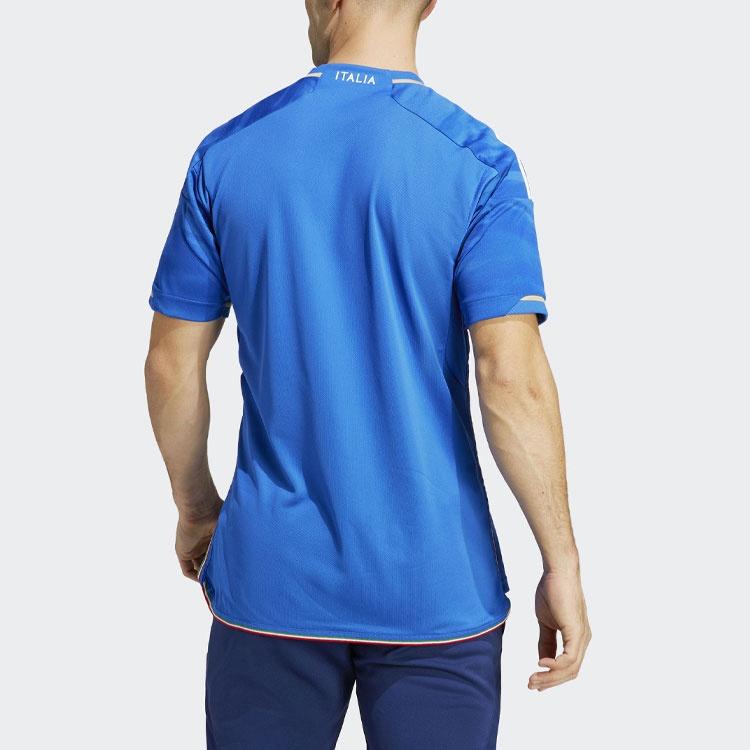 adidas Italy 23 Home Jersey Asia Sizing 'Blue' Men's HS9895