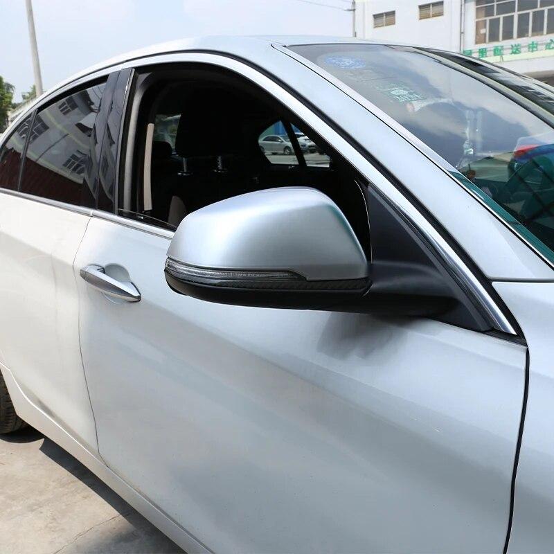 ABS углеродное волокно стиль автомобильное боковое зеркало заднего вида крышка накладка в виде ракушки для BMW 2 серии X1 F48 F45 F46 2015-автомобильные аксессуары