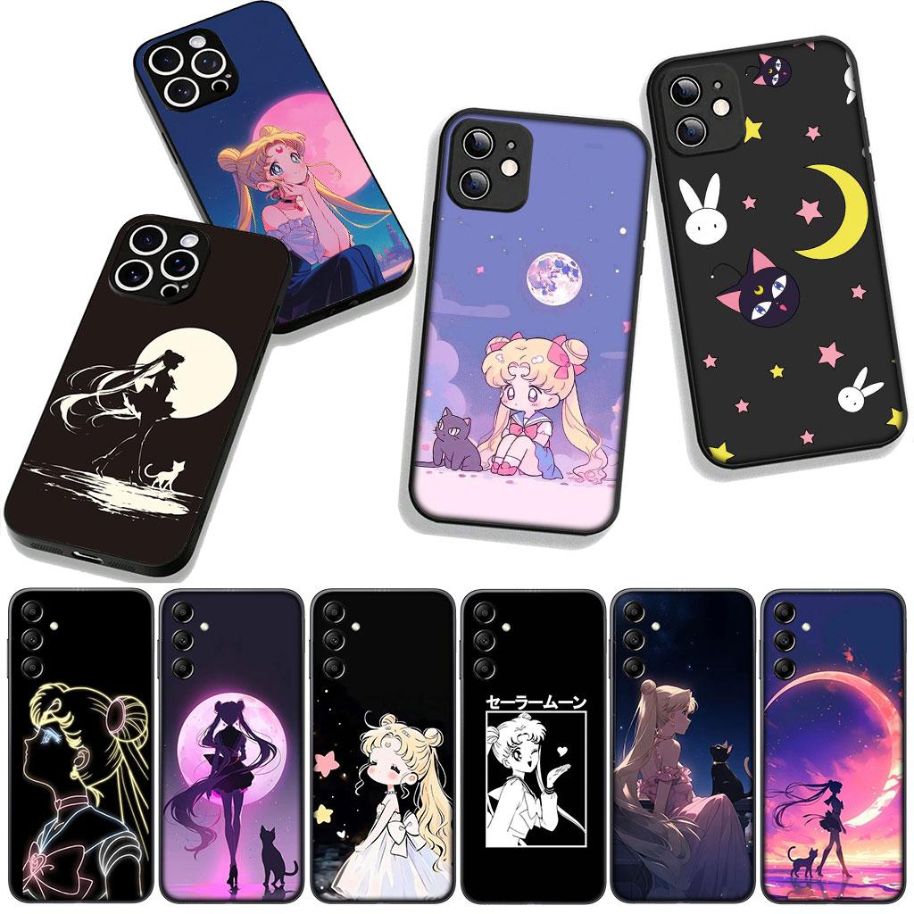 Чехол для телефона S-Sailors Kawaii Moons для Xiaomi Redmi Note 14 12 13 ProPlus A4 A3 Pro Plus 12C 13C 14C 5G