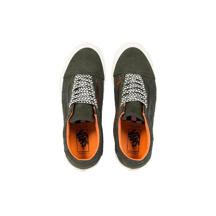 Vans Porter-Yoshida & Co. x OG Old Skool LX 'Green Floral Checkerboard' Men's VN0A4P3XWW6