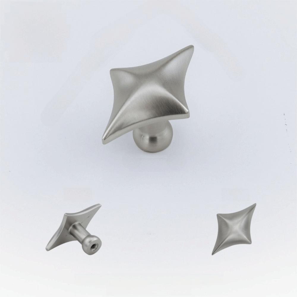 Zinc Zinc Zinc Alloy Cabinet Knobs Four Point Star Furniture Handles Storage Drawers