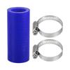 X AUTOHAUX Silicone Hose Silicone Tube with Hose Band Intercooler Turbo Intake Rajeter Hose
