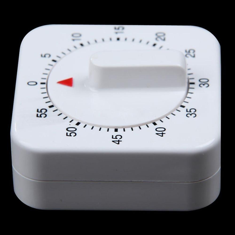 For Preparation Down Food Round Reminder White Baking 60 Minutes Kitchen Square Mechanical Timer