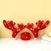 Car Christmas Decorations Christmas Cute Waterproof with LED Light Car Costume Decor Reindeer Antlers & Nose for Winter Holiday